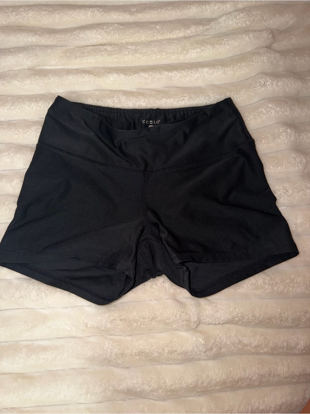 Women’s Black Active Spandex Shorts – Classic Performance Fit